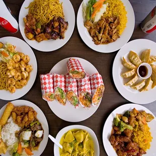 A sampling of our most popular entrees. Sushi Burritos available at our Parma location only