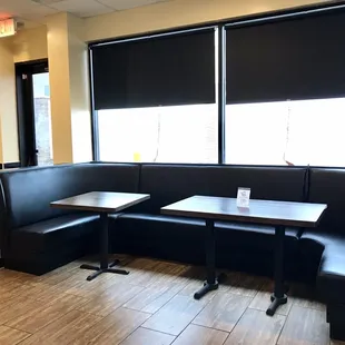 A separate dining area to fit large groups!