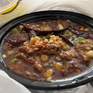 Spicy Beef in Szechuan Spicy Broth