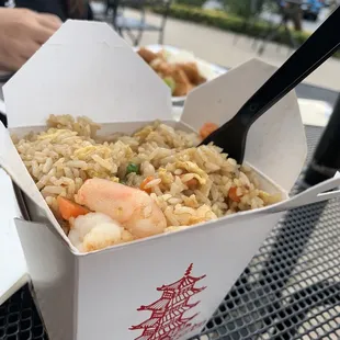 Shrimp fried rice