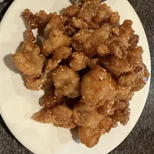 Crispy light batter, tasty