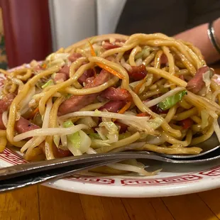 BBQ Pork Chow Mein