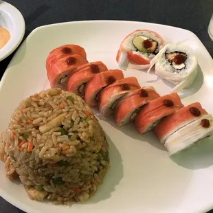 Dexter roll with rice