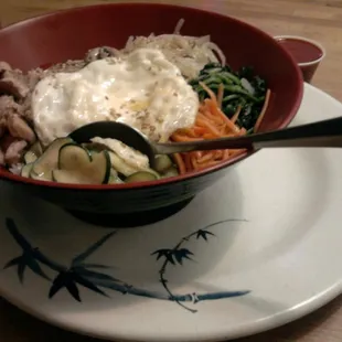 be bim bop, and it&apos;s hot paste? yum!