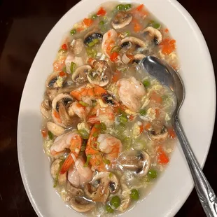 Shrimp with Lobster Sauce, thumbs up!