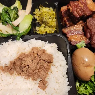 Braised Pork Belly Bento