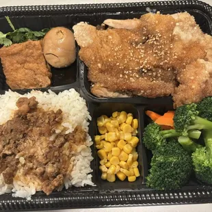 A3. Braised Chicken Cutlet Bento
