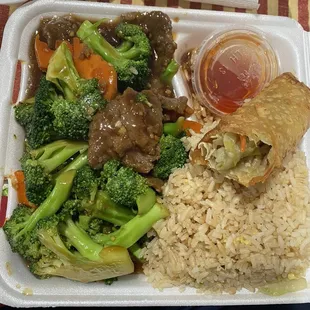 Beef and Broccoli Beef Lunch Special