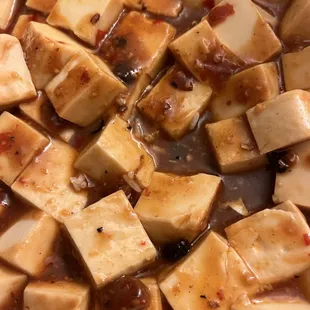 Mapo Tofu prepared vegan