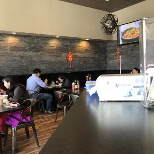 customers sitting at tables