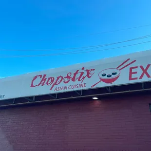 a sign on the side of a building