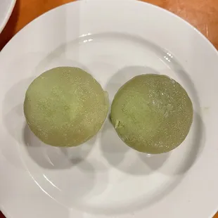 $3.95 | Mochi Tea ice cream - ice cream was chewy and texturally unsatisfying. I thought it would be scoops of creamy ice cream.