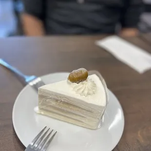 Chestnut crepe cake
