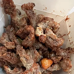 Crispy Shredded Beef in Spicy Sauce