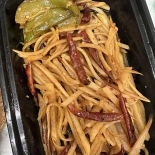 Shredded potatoes ($15.95)