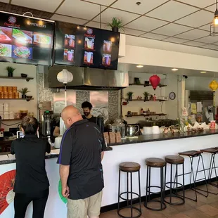 Bar area