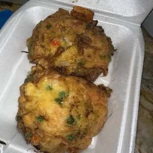 74. Shrimp Egg Foo Young