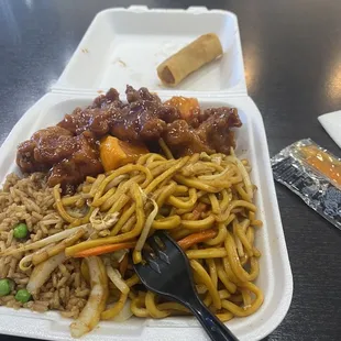 L12. Orange Chicken Lunch Special