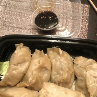 Steamed vegetable dumplings!