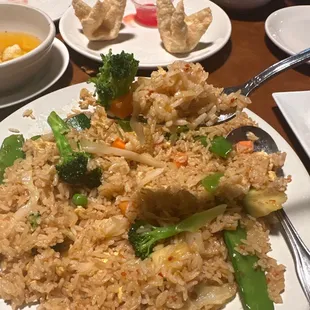 Veggie Fried Rice a little spicy