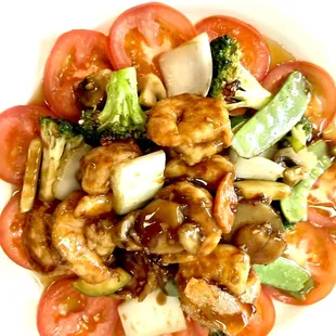 Shrimp with Mixed Vegetables