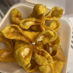 3. Cream Cheese with Crab Wontons