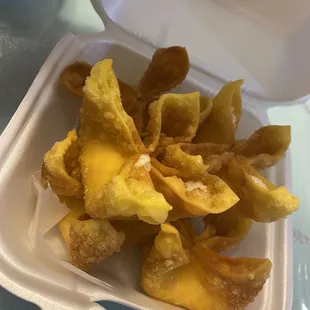 3. Cream Cheese with Crab Wontons