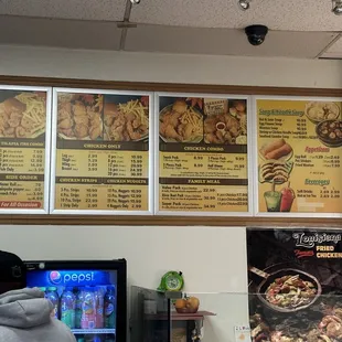 Latest Menu as of 3/4/23