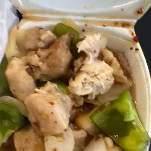 Supposed to be kung pao!!