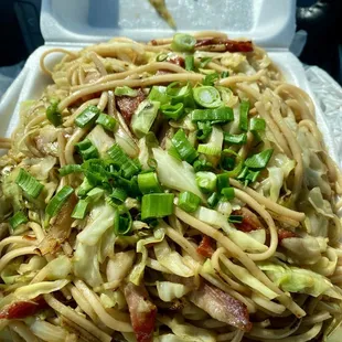 Bbq pork chow main is made to order and is my favorite. 11/10