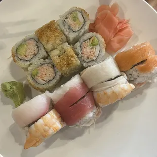 baltimore roll and rainbow roll