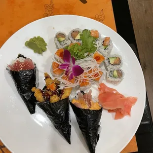 food, sushi and sashimi, sushi, sashimi