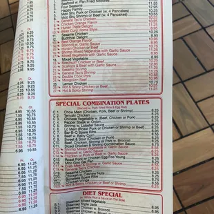 a hand holding a menu