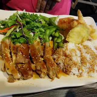Ch Teriyaki & Tempura Bento