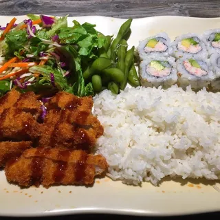 Tempura & Crunchy Roll Bento
