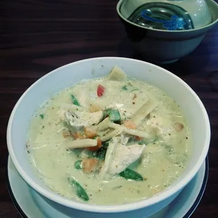 Lunch green curry.