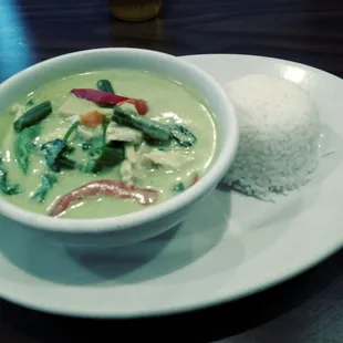 Lunch Green Curry.