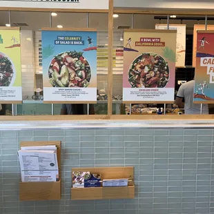 California inspired salads featured on my visit