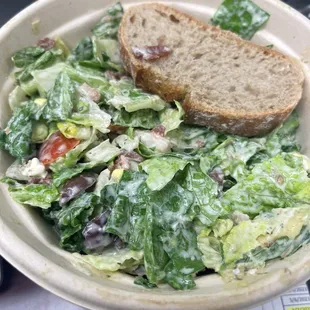 Omg classic club salad I added olives