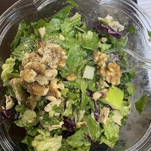 Lettuce!!! It was supposed to have been the Orchard Salad.