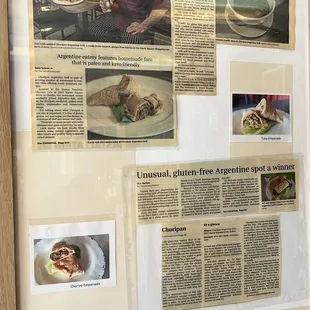 a picture of a man sitting in front of a newspaper