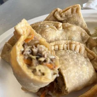 Puerco (smoked pork) empanadas. AAA+