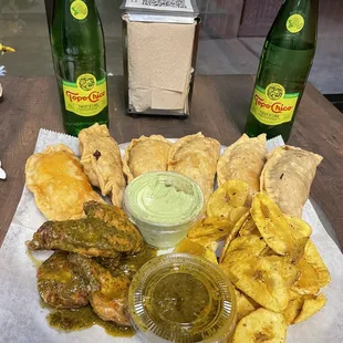 Chimichurri Wings Six Empanadas Plantains