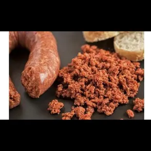 Red chorizo!!! So damn good!!