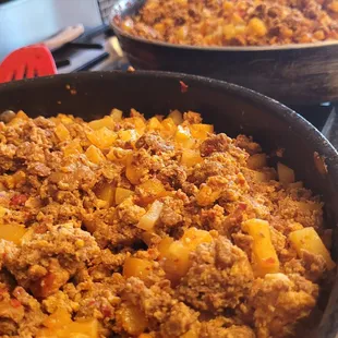 A recipe to make at home! Red chorizo with eggs and potatoes!!!