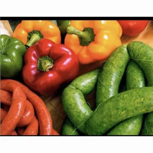 Green chorizo!! A specialty of the the state of Toluca, Mexico, that we make here!!