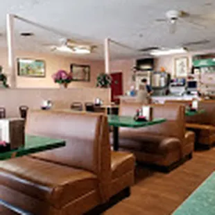 the interior of a restaurant