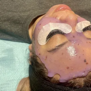 Facial and lash extensions