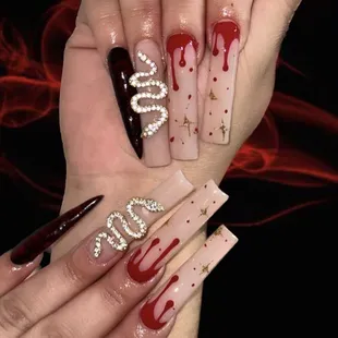 Nail art Halloween nails
