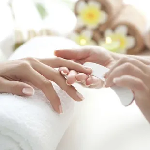 Natural nails. Manicure